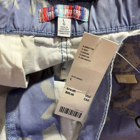 NEW URBAN OUTFITTERS MENS PANTS LARGE PRINTED PULL-ON STRAIGHT FIT GRAFFITI CHIN - Picture 5 of 7